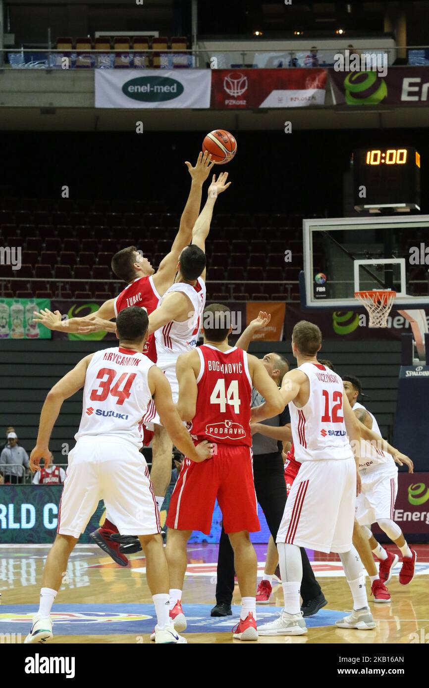 Gdansk, Poland on 17 September 2018 Poland faces Croatia during the