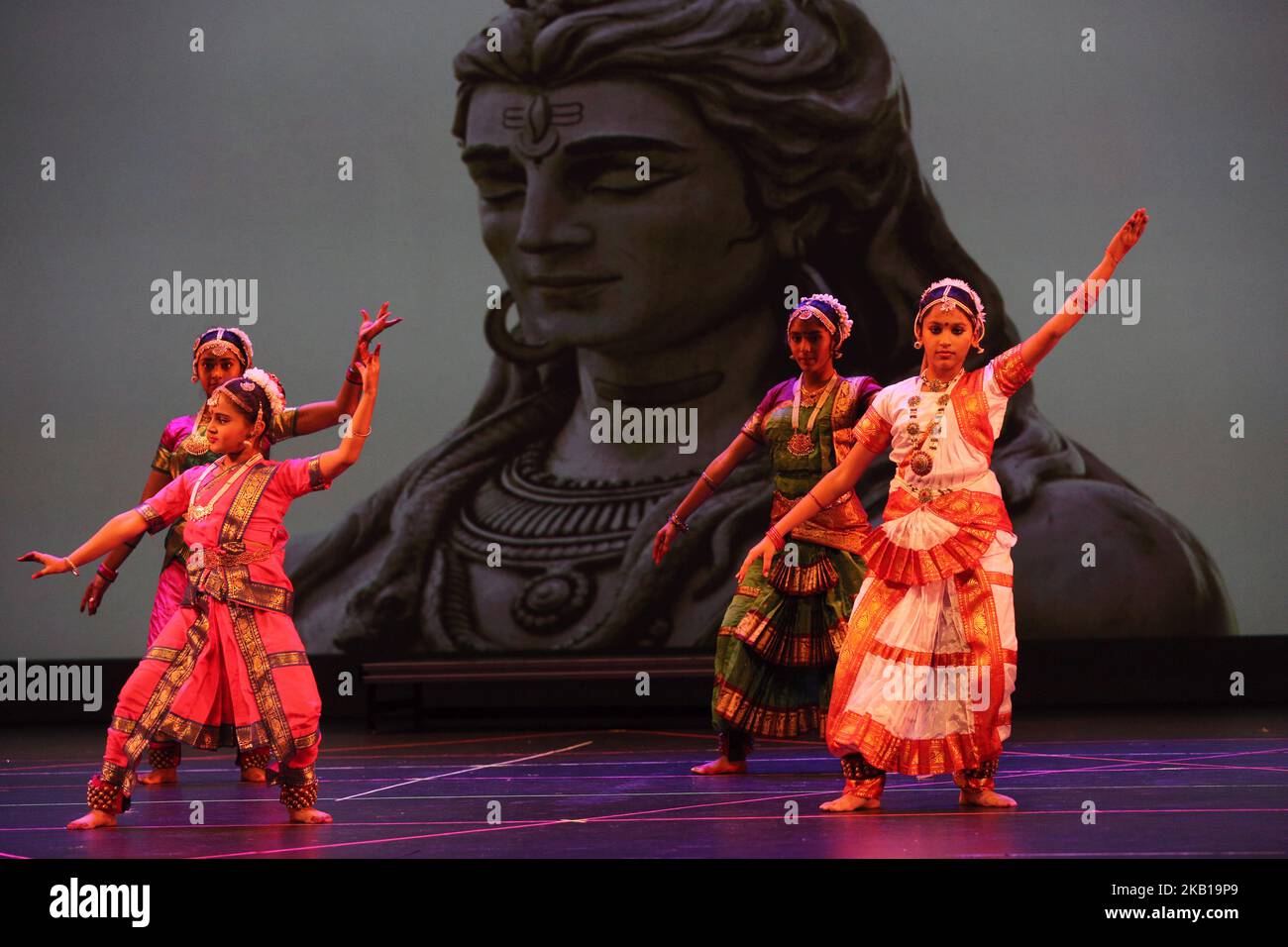 Students from the Nritya Kala Mandir School of Indian Classical Dance