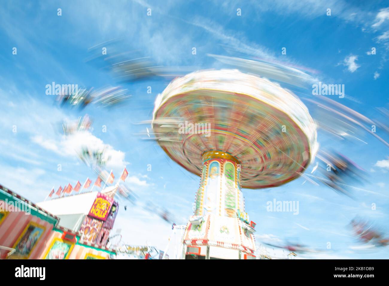 A Carousel On Day One Of The Oktoberfest Ceebrations In Munich, Germany ...