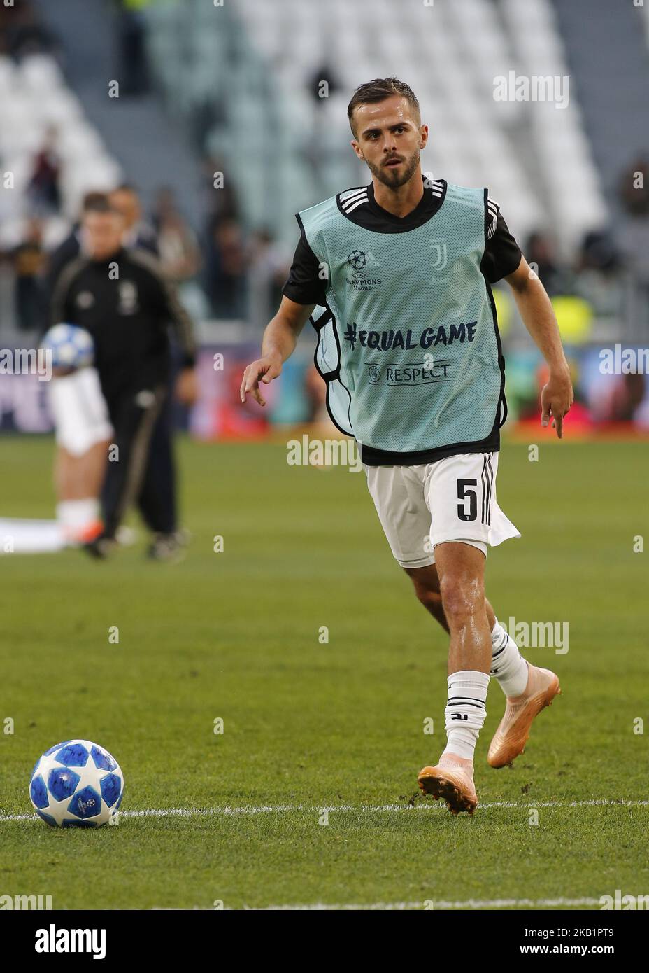Miralem Pjani? during Champions League match between Juventus v Young Boys,  in Turin, on October 2, 2018 Stock Photo - Alamy