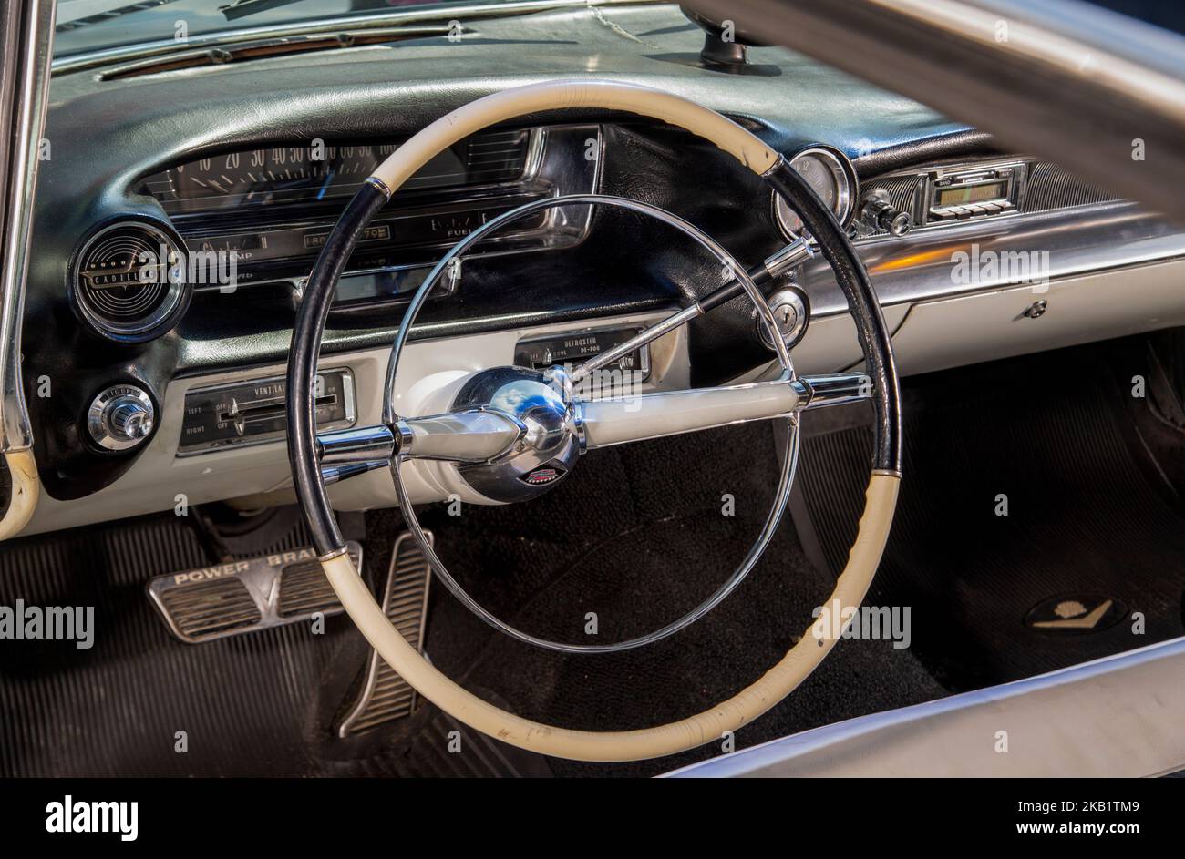 1958 Cadillac Fleetwood classic American luxury car Stock Photo - Alamy