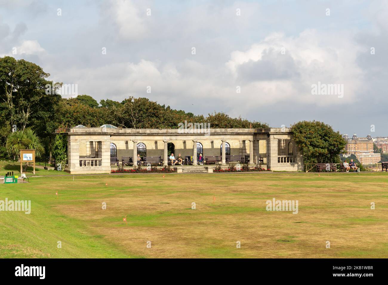 Scarborough, UK Holbeck Putting Green and shelter built in 1928, part