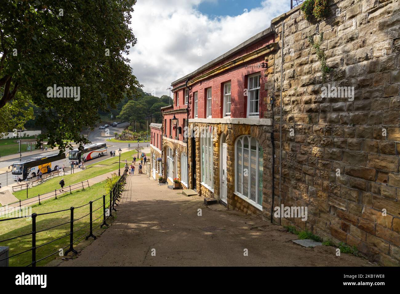 Scarborough, UK Museum Terrace, Grade II listed buildings between