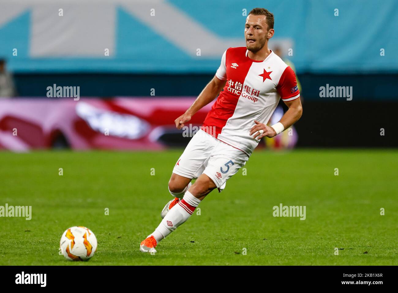 Equipe de Slavia Praga imagem de stock editorial. Imagem de campo - 12556149