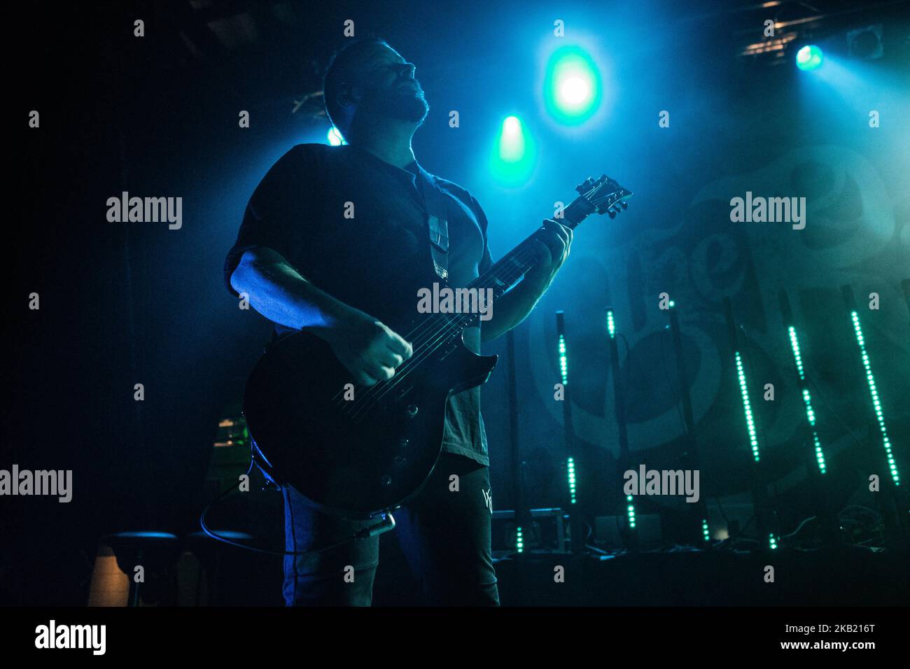 Pauli Rantasalmi of the Finnish rock band The Rasmus performing live at Alcatraz on October 9, 2018 in Milan, Italy.. (Photo by Roberto Finizio/NurPhoto) Stock Photo