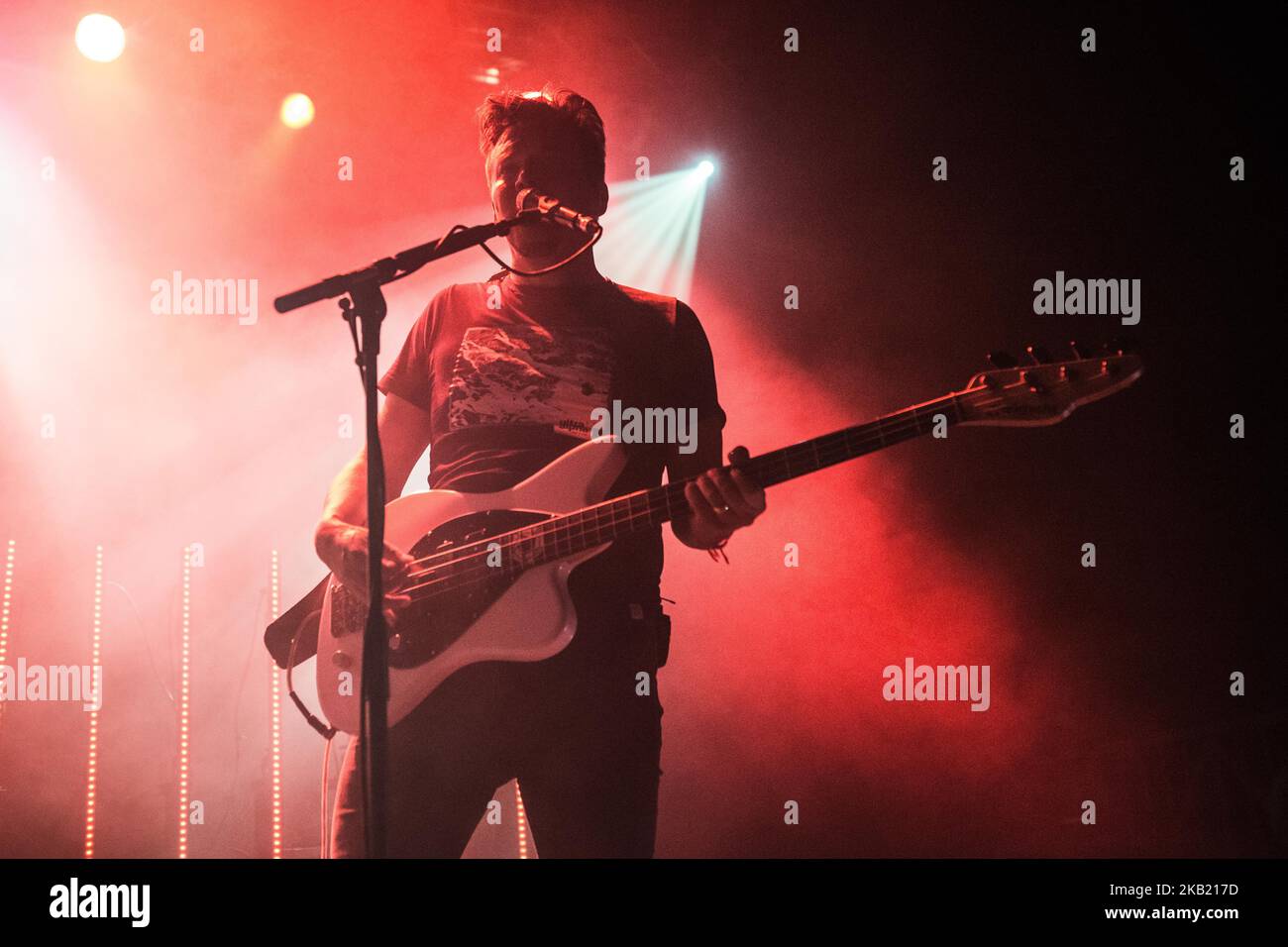 Eero Heinonen of the Finnish rock band The Rasmus performing live at Alcatraz on October 9, 2018 in Milan, Italy.. (Photo by Roberto Finizio/NurPhoto) Stock Photo