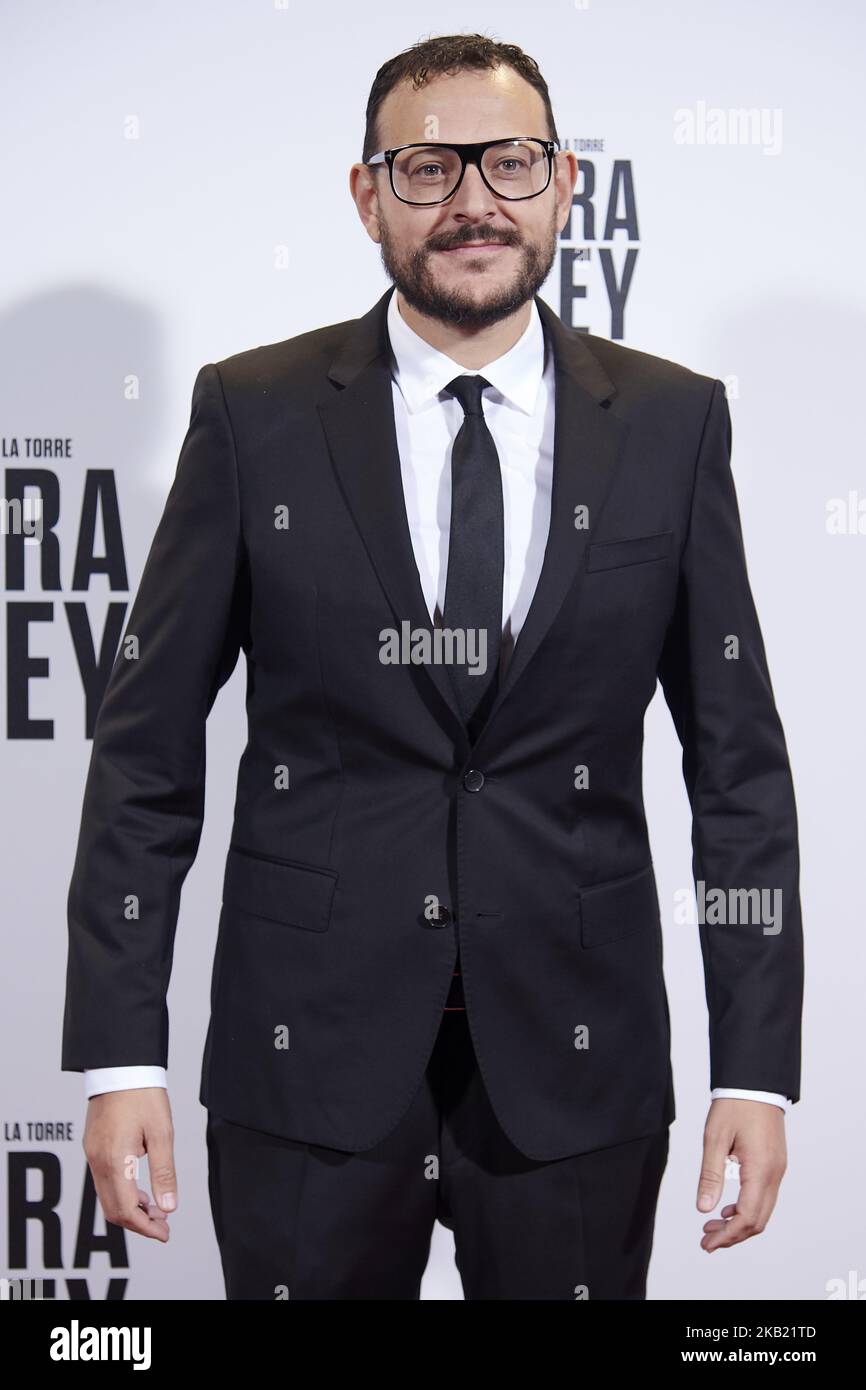 Daniel de la Torre attends the 'La sombra de la ley' premiere at