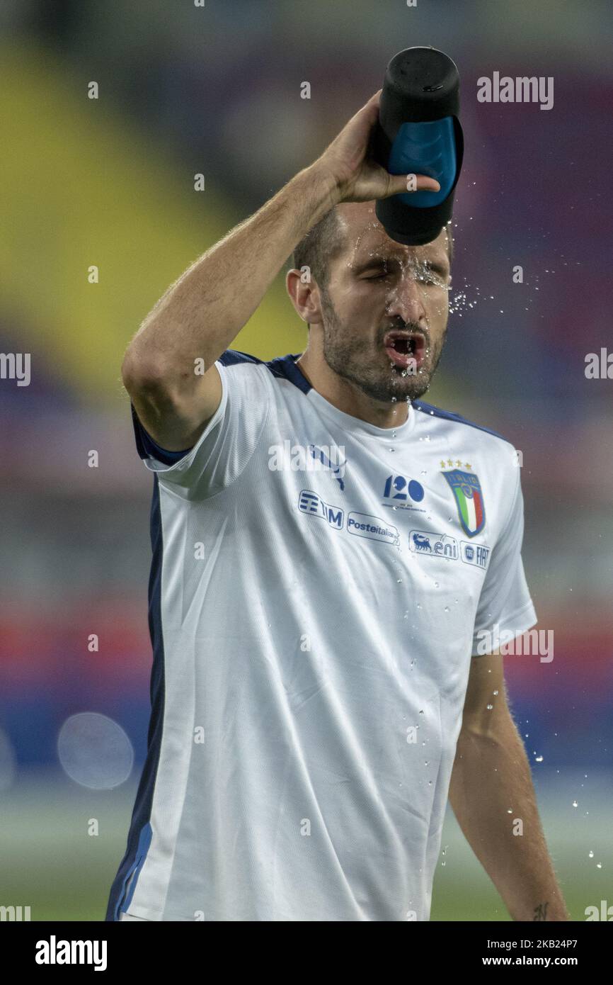 GENOVA - NOV 10, 2018: 9 Krzysztof Piatek. C.F.C Genoa - SSC