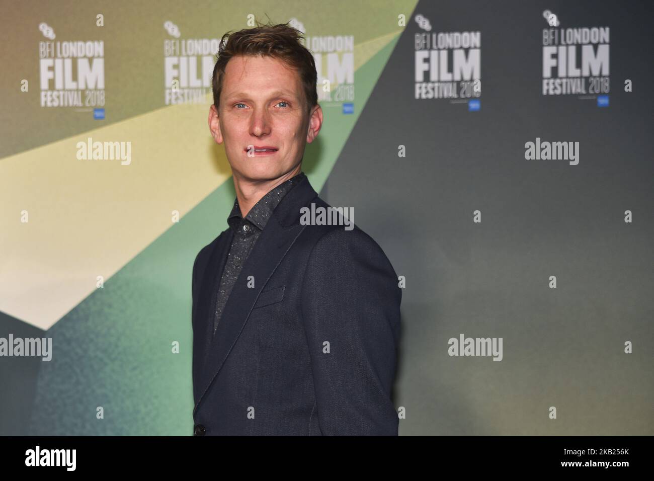 Tom Harper attends the European Premiere 'Wild Rose' and Festival Gala at the 62nd BFI London Film Festival on October 15, 2018 in London, England. (Photo by Alberto Pezzali/NurPhoto) Stock Photo