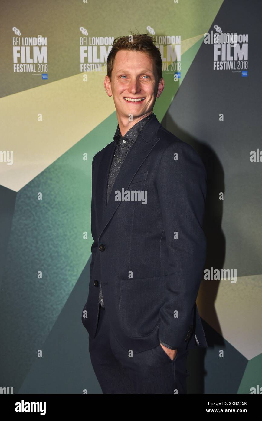 Tom Harper attends the European Premiere 'Wild Rose' and Festival Gala at the 62nd BFI London Film Festival on October 15, 2018 in London, England. (Photo by Alberto Pezzali/NurPhoto) Stock Photo