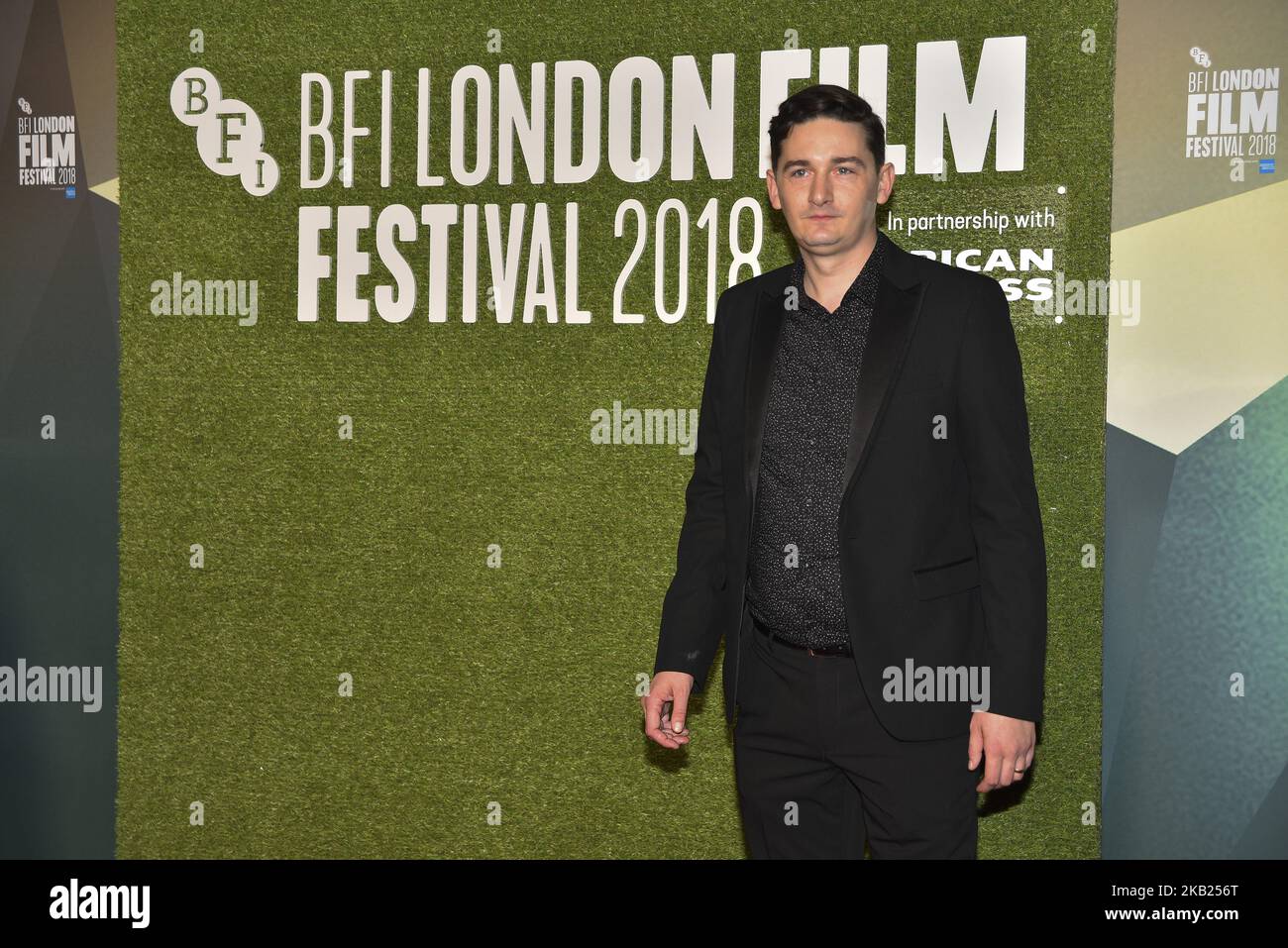 James Harkness attends the European Premiere 'Wild Rose' and Festival Gala at the 62nd BFI London Film Festival on October 15, 2018 in London, England. (Photo by Alberto Pezzali/NurPhoto) Stock Photo