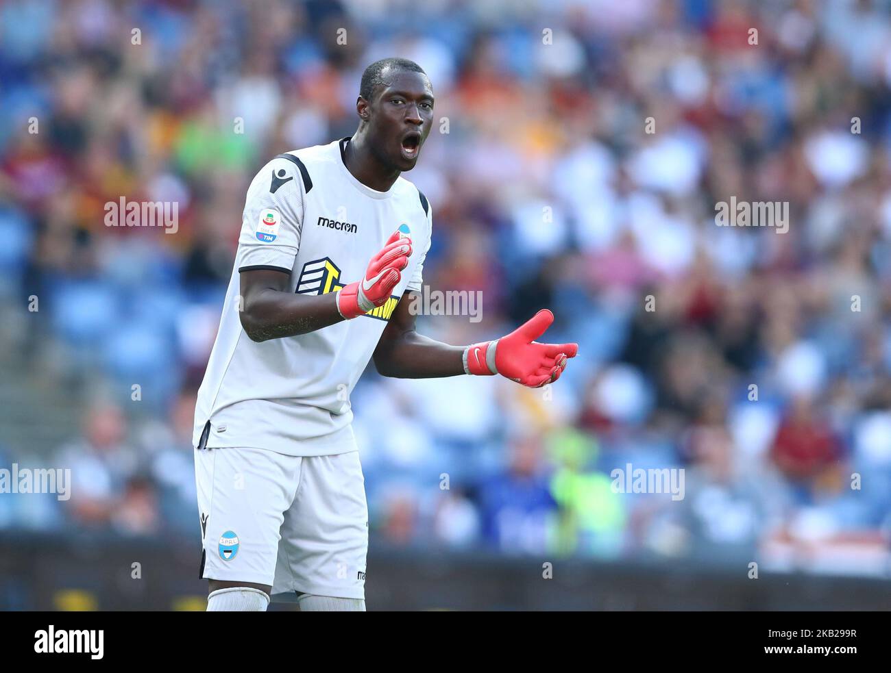 AS Roma v Spal - Serie A Alfred Gomis of Spal at Olimpico Stadium in Rome, Italy on October 20, 2018. (Photo by Matteo Ciambelli/NurPhoto)  Stock Photo