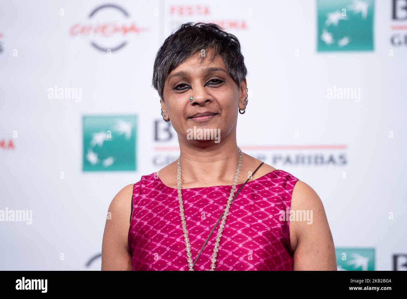 Bharathi Mehra attends 'My Dear Prime Minister' phootcall during the 13th Rome Film Fest at Auditorium Parco Della Musica on 23 October 2018. (Photo by Giuseppe Maffia/NurPhoto) Stock Photo