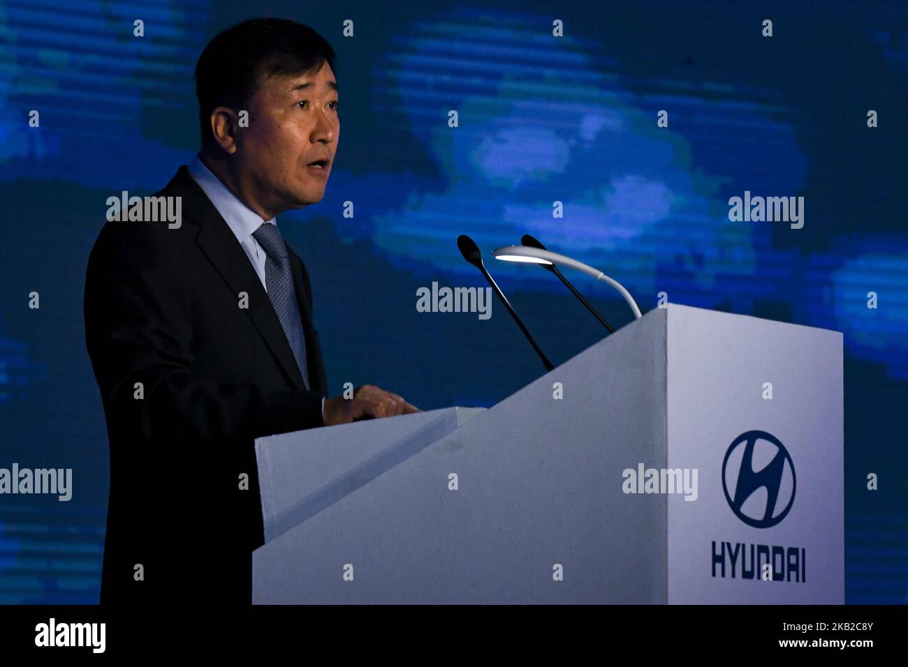 Hyundai India's Managing director and chief executive officer YK Koo ...