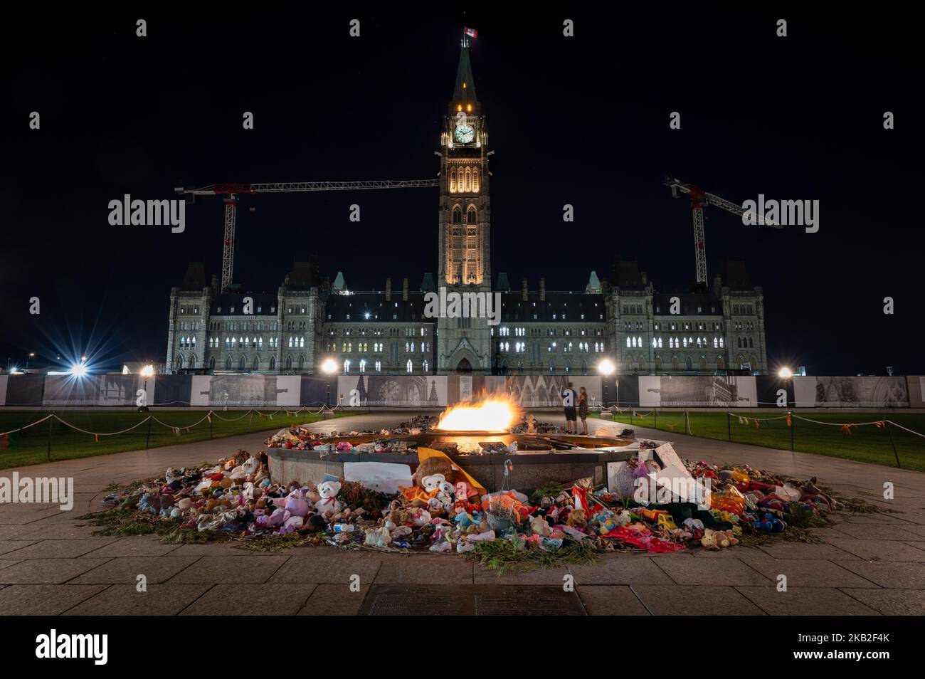 Parliament hill Indigenous children Memorial Ottawa Canada Stock Photo