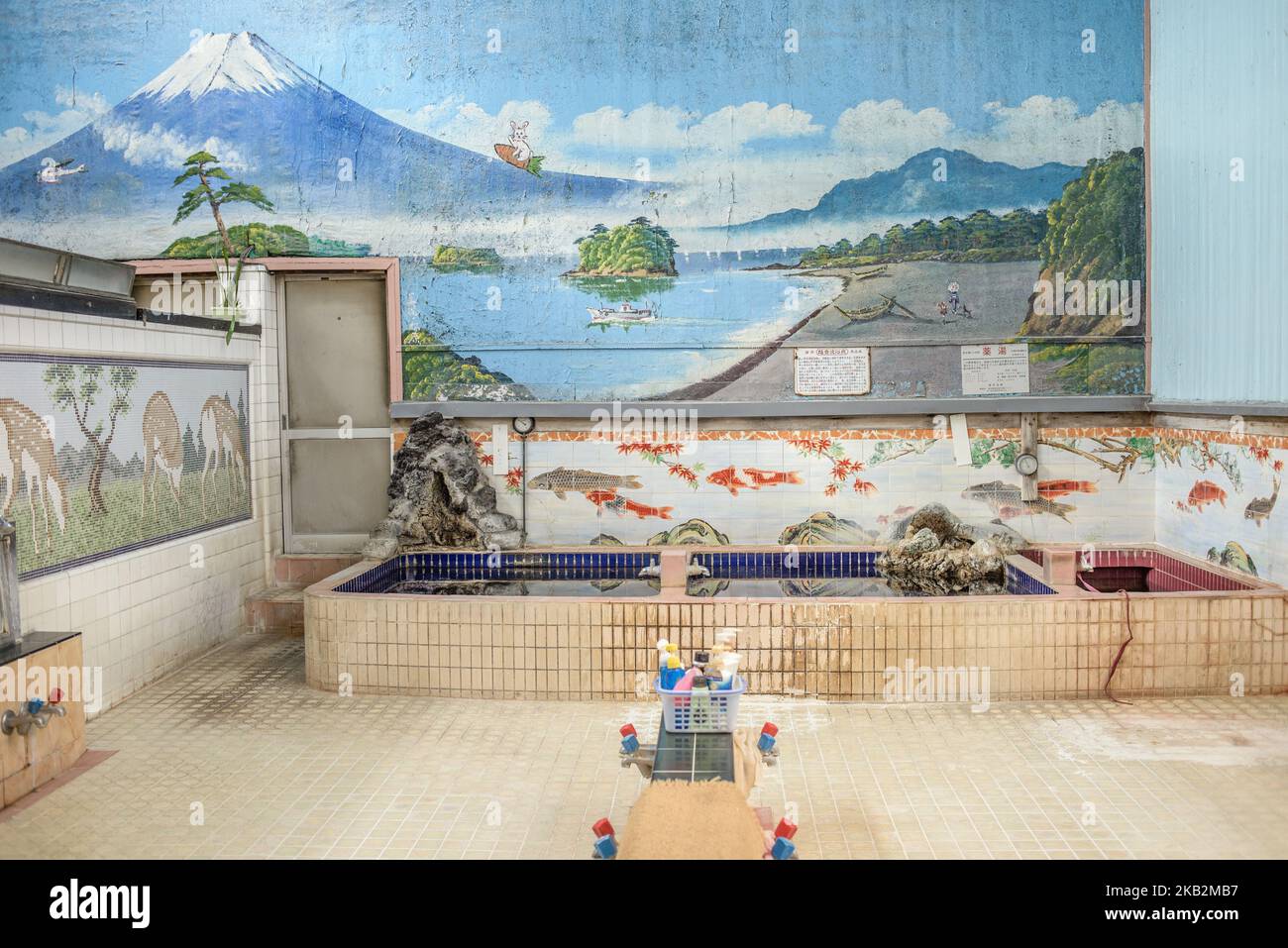 Interior of the Teikokuyu (Imperial Bath in Japanese), still operating