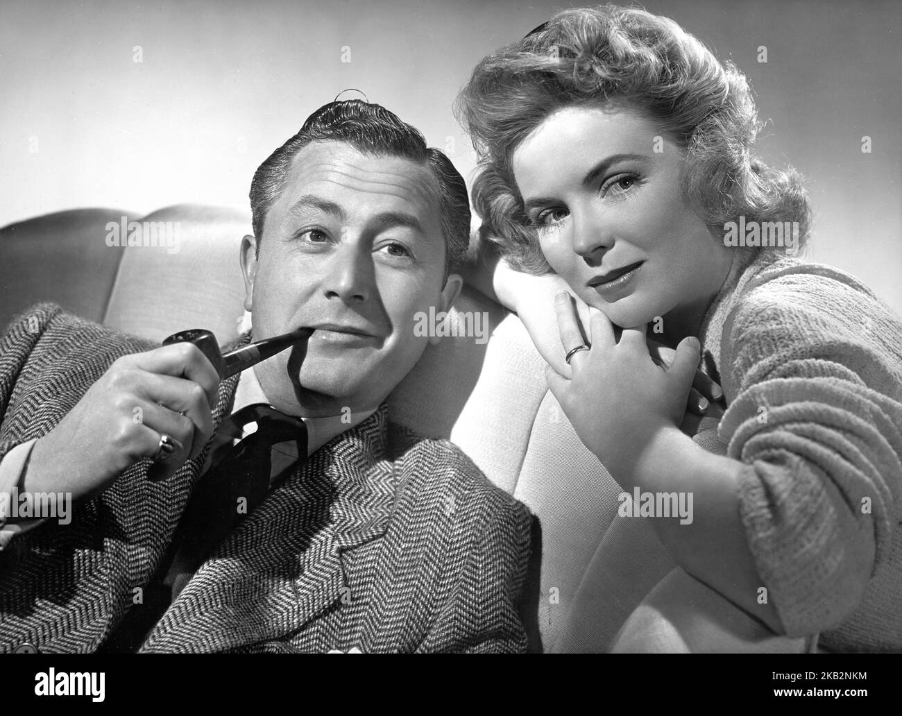 ROBERT YOUNG and DOROTHY McGUIRE Portrait in CLAUDIA AND DAVID 1946