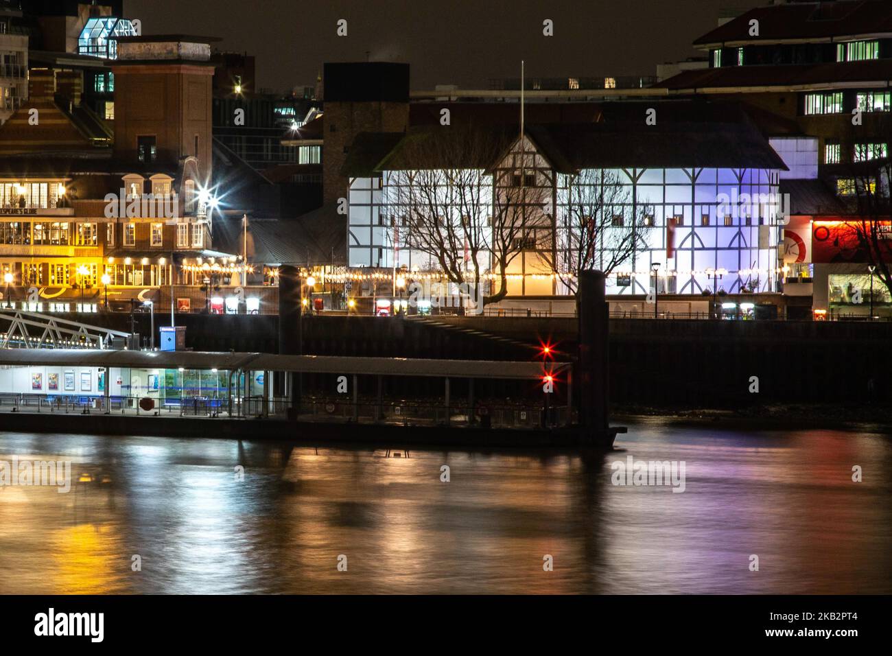Shakespeare's Globe Theatre in London, England, UK. The original