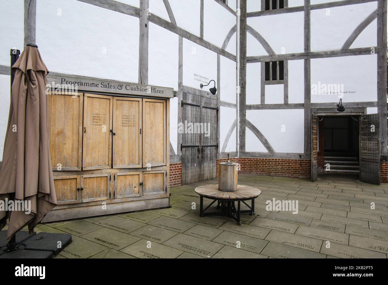 Shakespeare's Globe Theatre in London, England, UK. The original