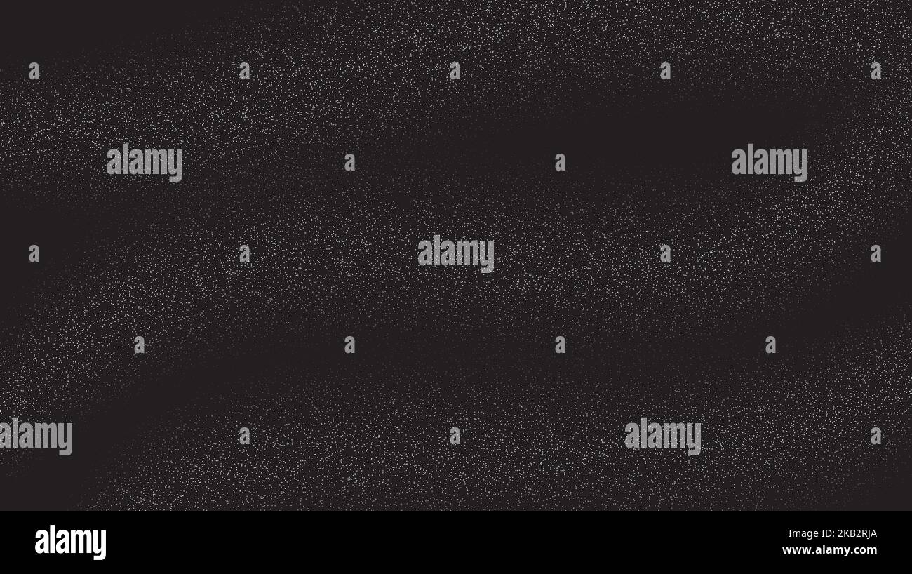 Grain waves background. Stipple curve lines. Abstract wavy noise dotted shapes wallpaper. Dotwork gradient pattern. Stochastic vector Stock Vector