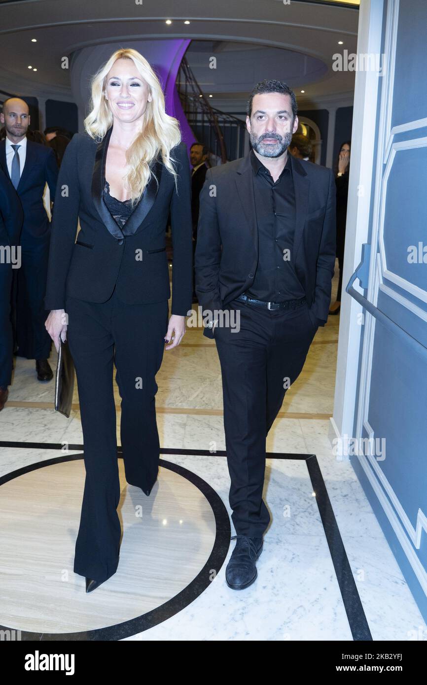 Carolina Cerezuela and Jaume Anglada attend a charity dinner by Querer Foundation at the Villamagna Hotel on November 7, 2018 in Madrid, Spain (Photo by Oscar Gonzalez/NurPhoto) Stock Photo