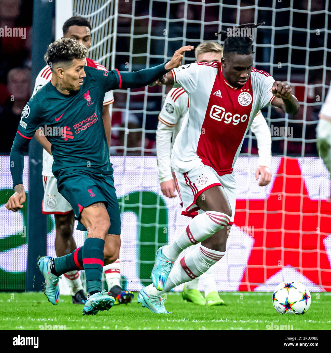 AMSTERDAM, Netherlands, 26-10-2022, football, Johan Cruijff ArenA, Champions League, season 2022 / 2023,  during the match Ajax - Liverpool, Stock Photo