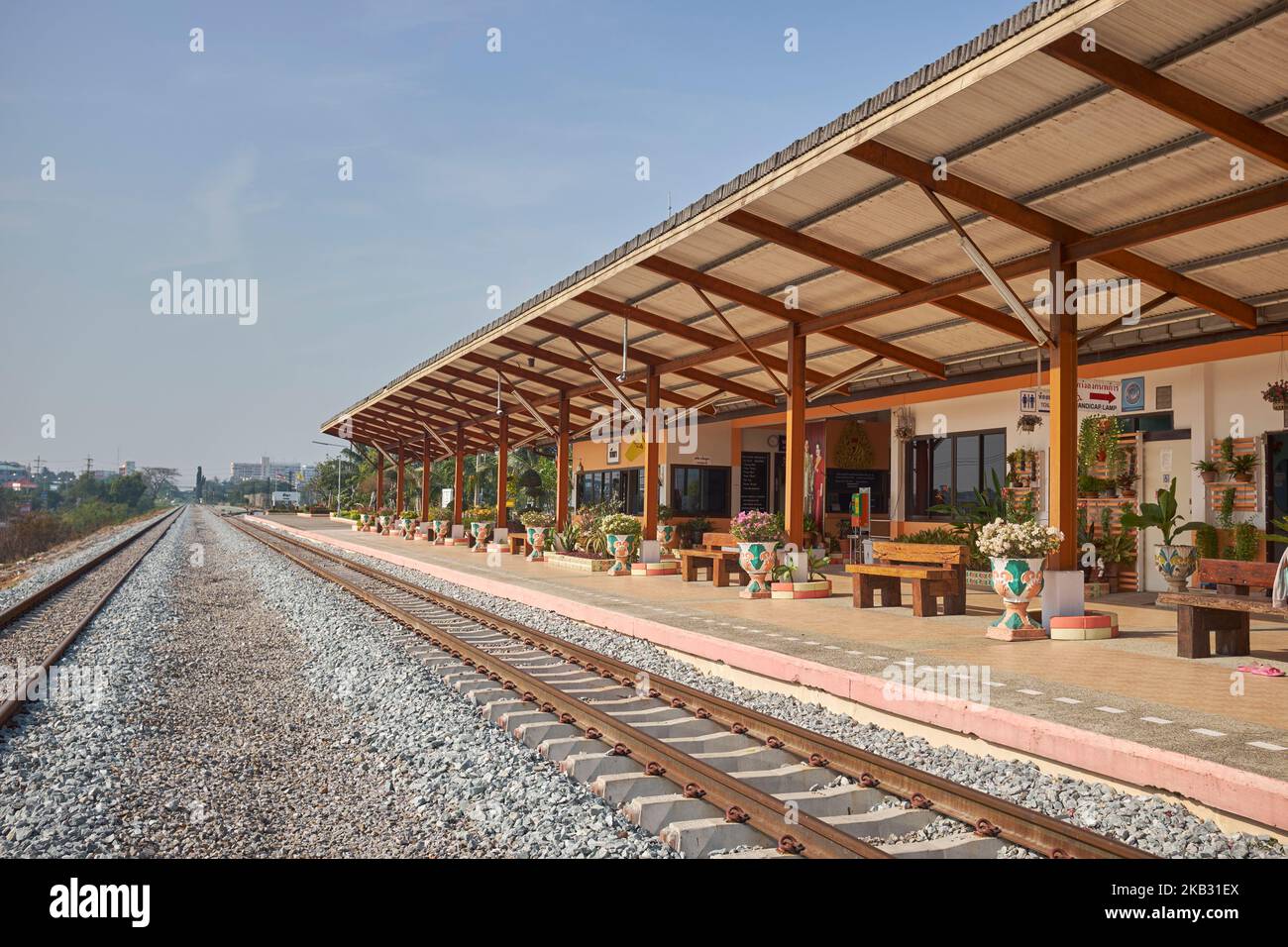 Pattaya Railway Station Pattaya Thailand Stock Photo Alamy