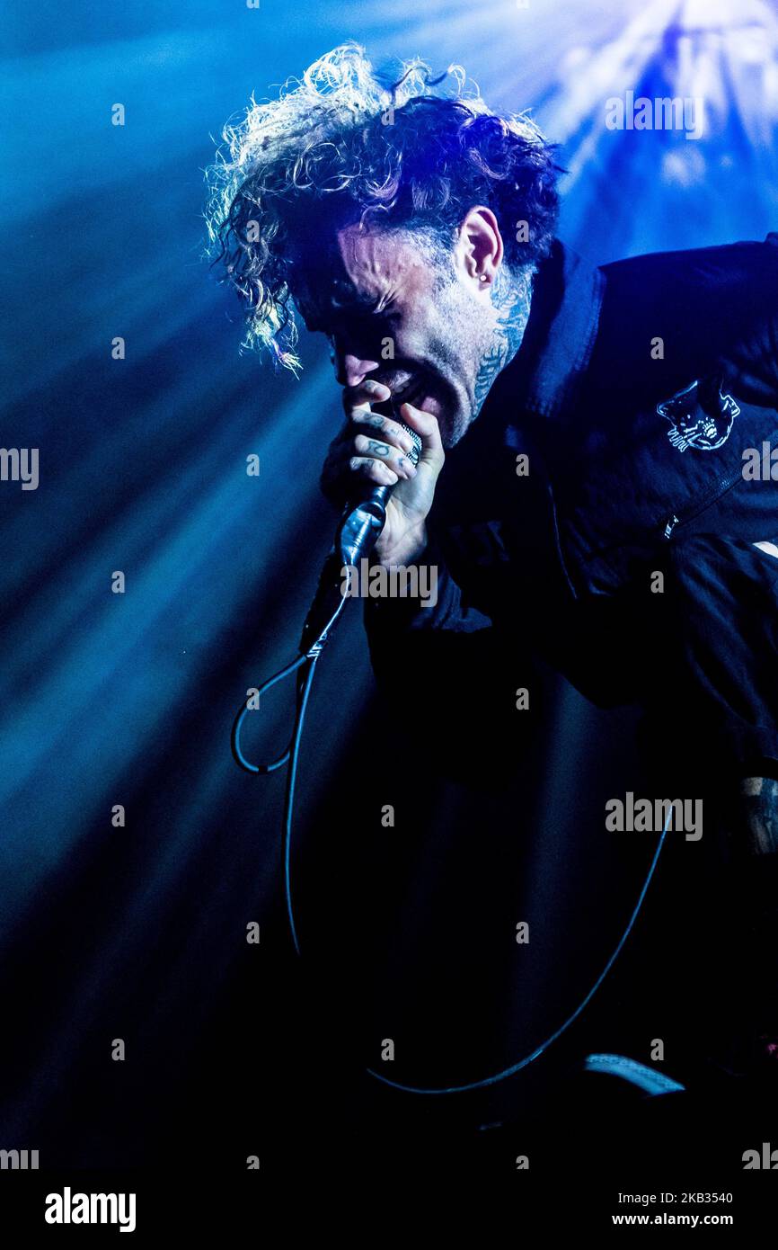 Somerset, Wisconsin, USA. 15th May, 2016. Singer OLIVER SYKES of Bring Me  the Horizon performs live at Somerset Amphitheater during the Northern  Invasion Music Festival in Somerset, Wisconsin © Daniel DeSlover/ZUMA  Wire/Alamy