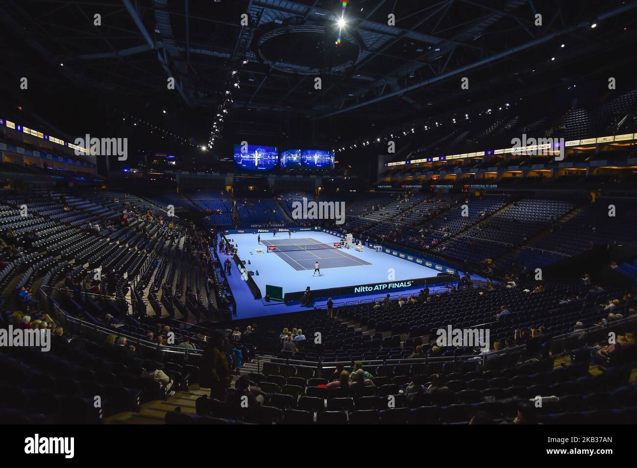Court view o2 arena nitto atp finals hi-res stock photography and ...