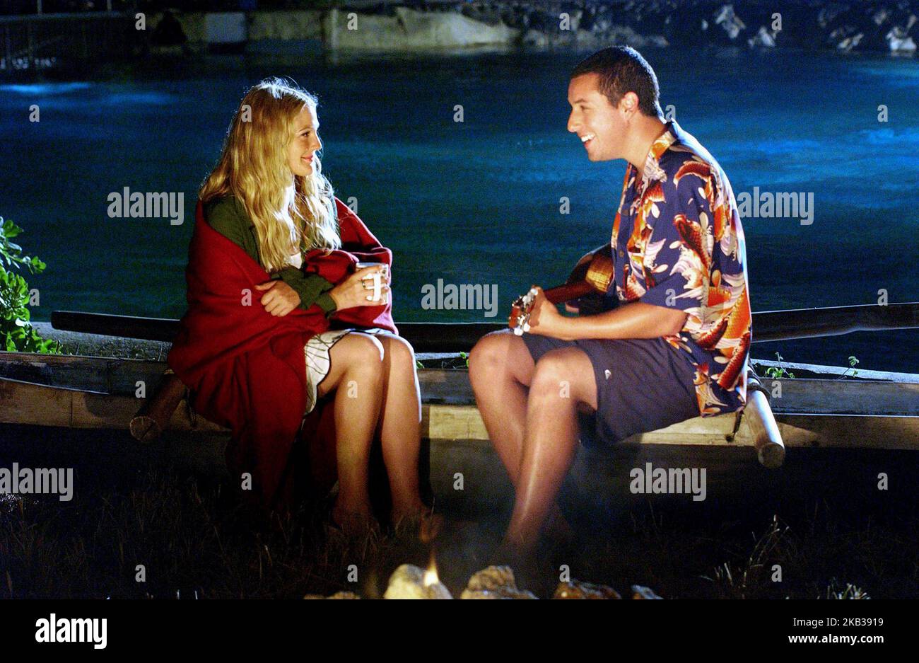 50 FIRST DATES, DREW BARRYMORE, ADAM SANDLER, 2004 Stock Photo