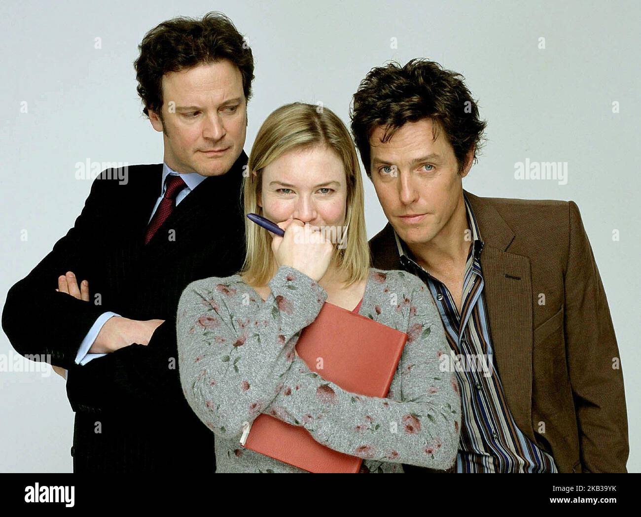 BRIDGET JONES THE EDGE OF REASON, COLIN FIRTH, RENEE ZELLWEGER, HUGH GRANT, 2004 Stock Photo