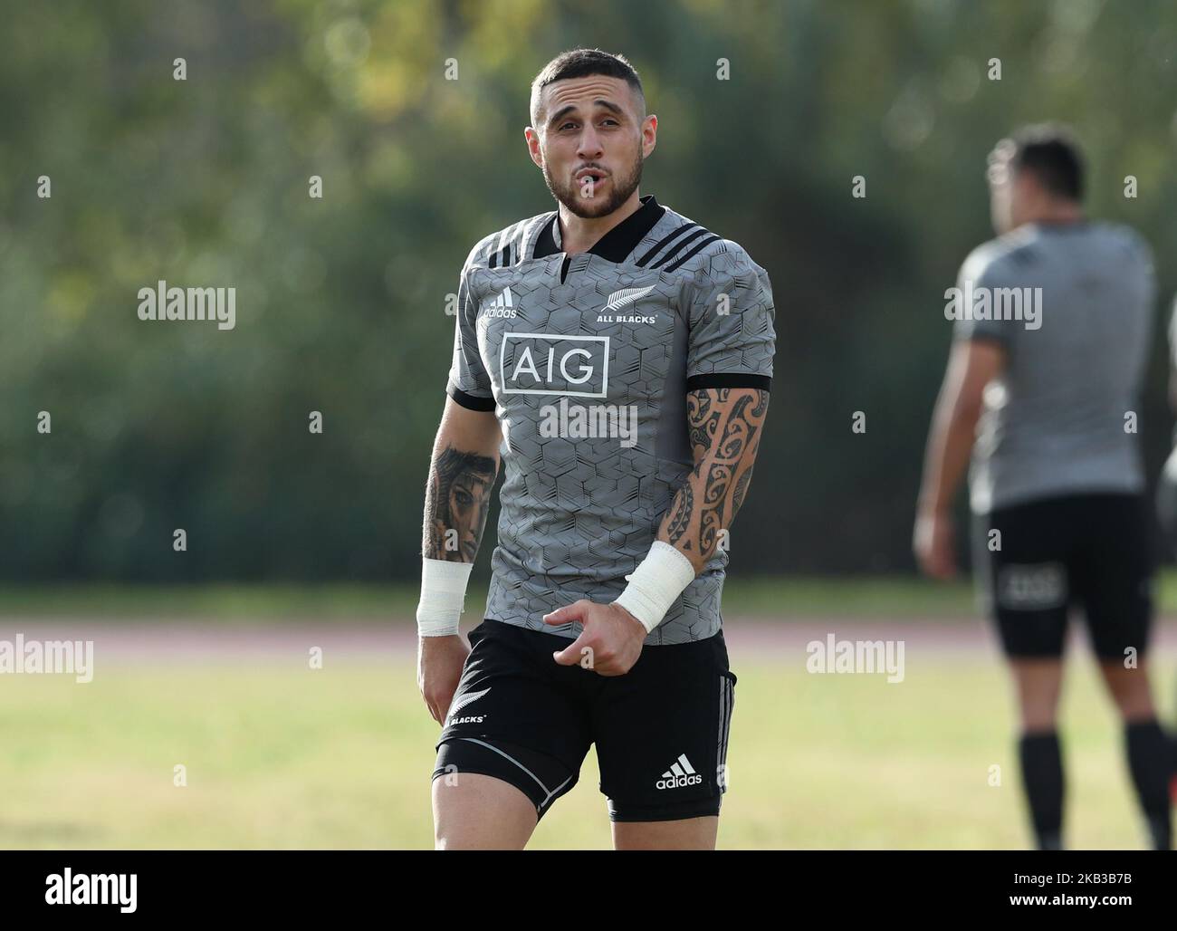 Rome rugby northern tour all blacks new zealand training train hi-res ...
