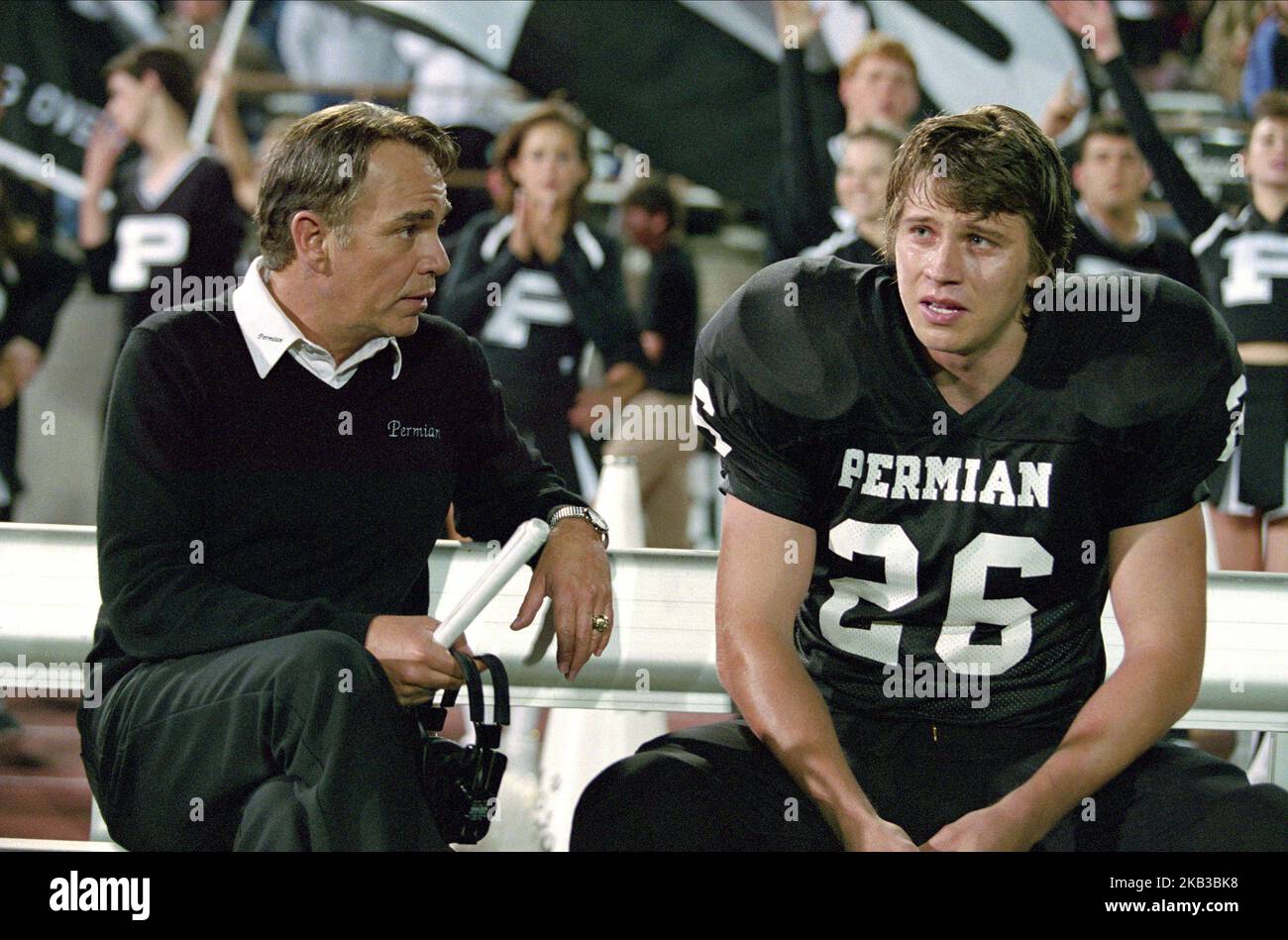FRIDAY NIGHT LIGHTS, BILLY BOB THORNTON, GARRETT HEDLUND, 2004 Stock