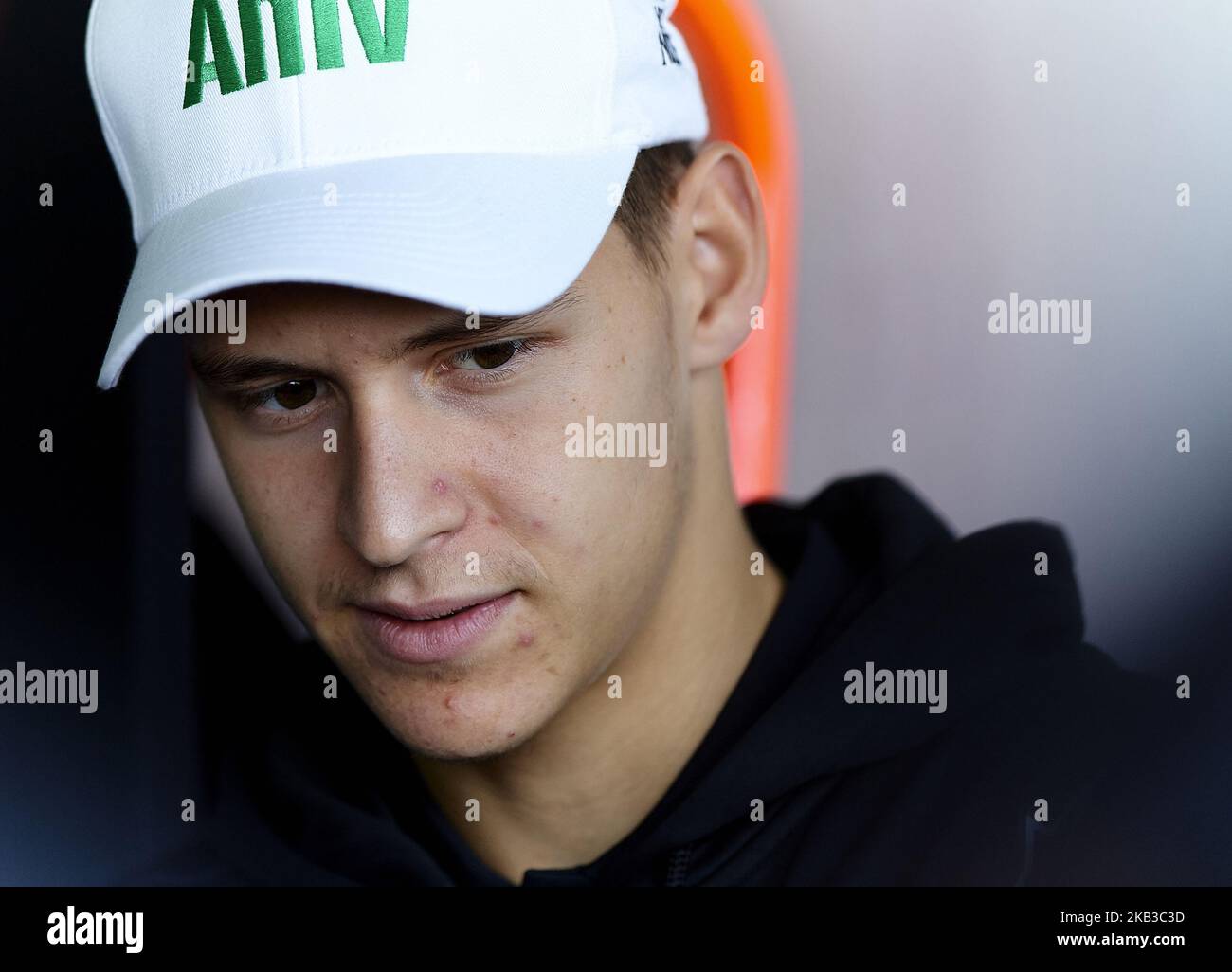 Motogp valencia rider motor test fabio quartararo hires stock