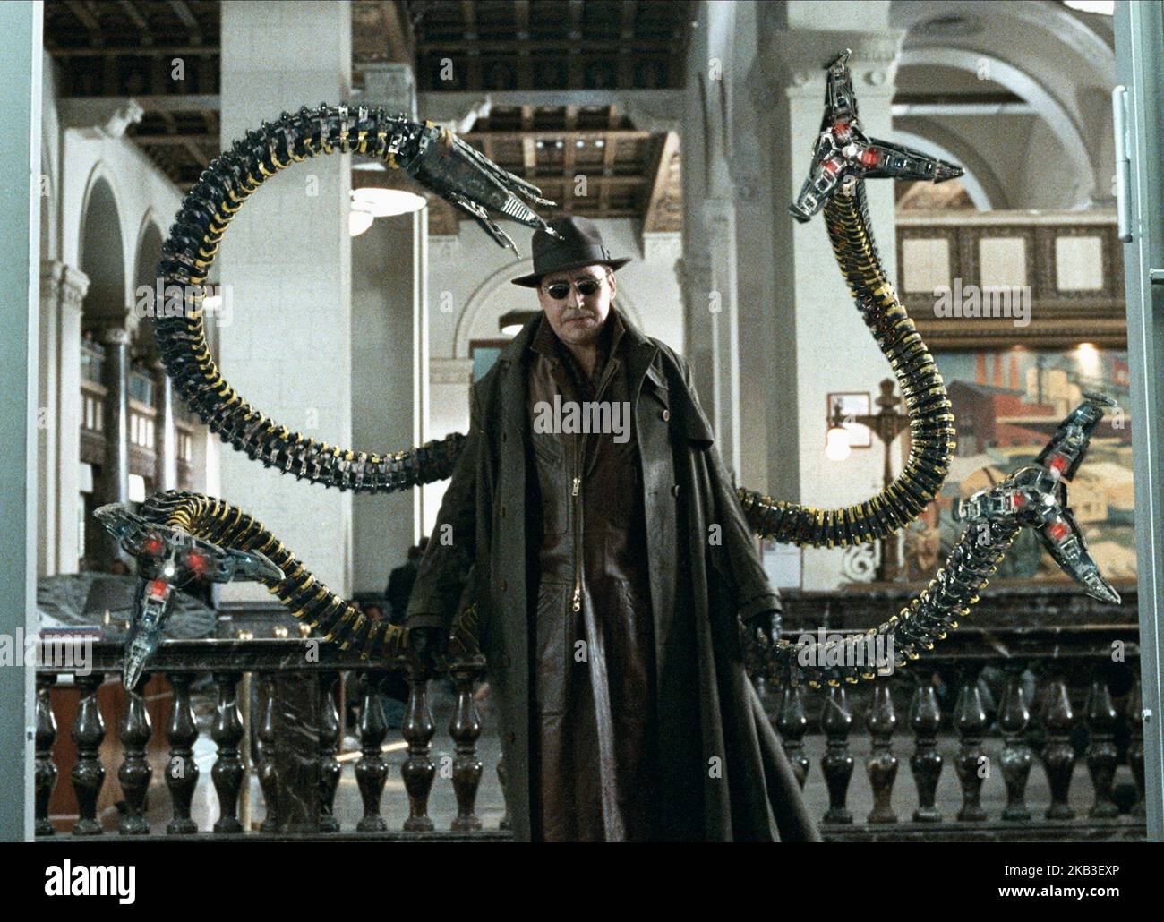 SPIDER-MAN 2, ALFRED MOLINA, 2004 Stock Photo