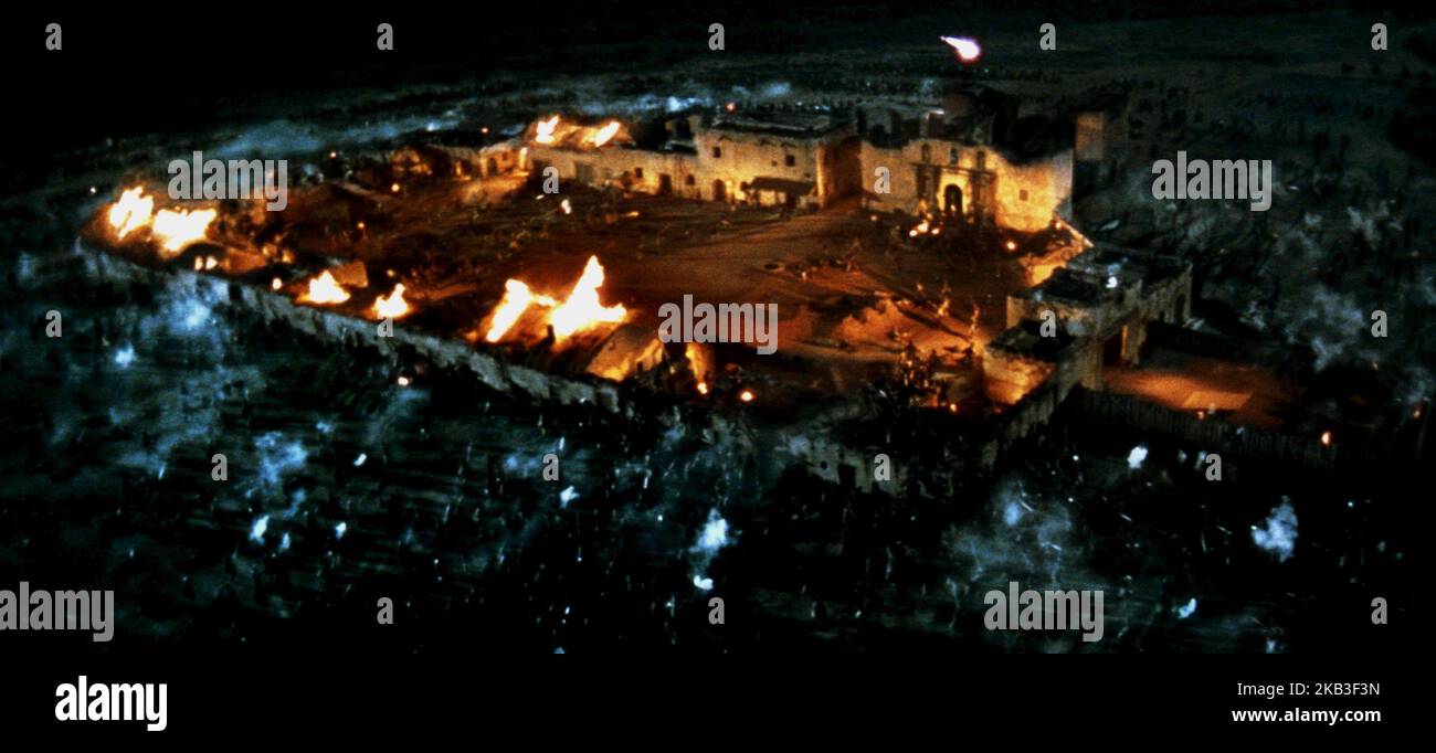 THE ALAMO, BATTLE SCENE, 2004 Stock Photo - Alamy