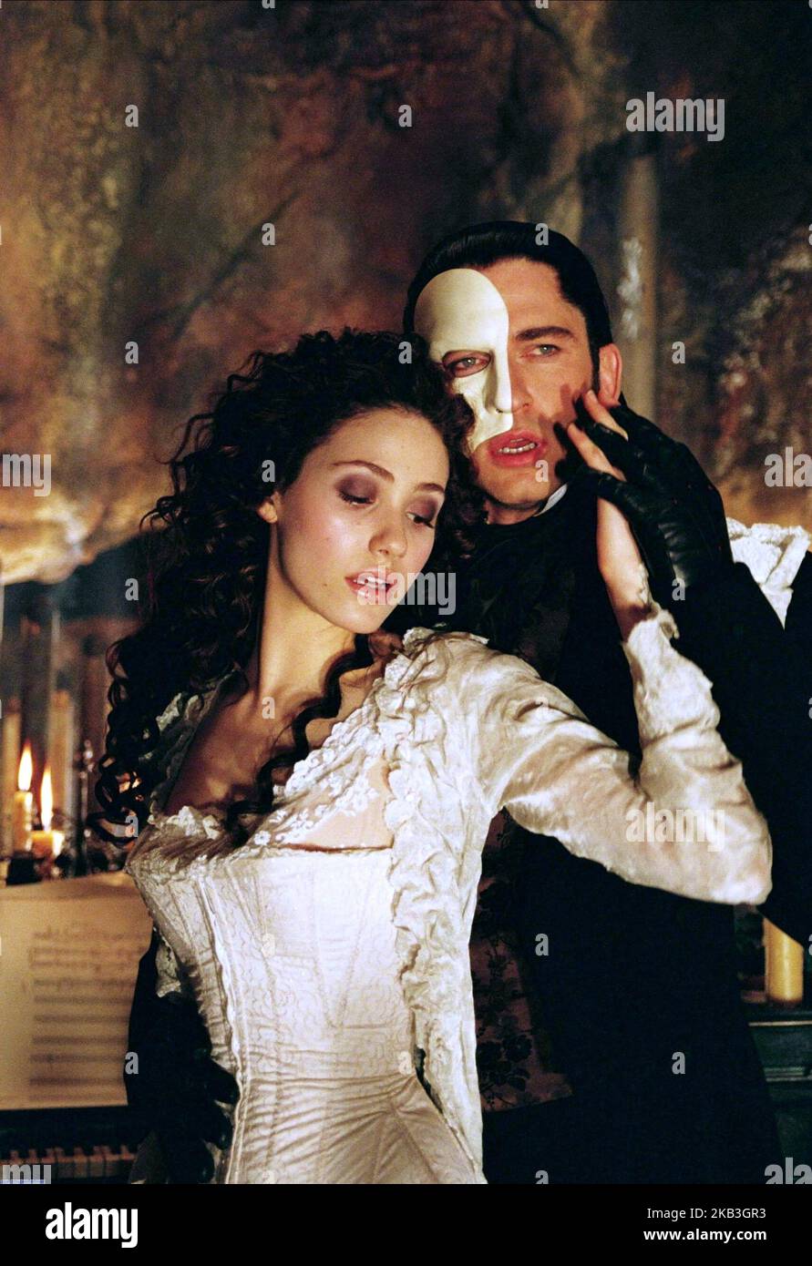 THE PHANTOM OF THE OPERA, EMMY ROSSUM, GERARD BUTLER, 2004 Stock Photo