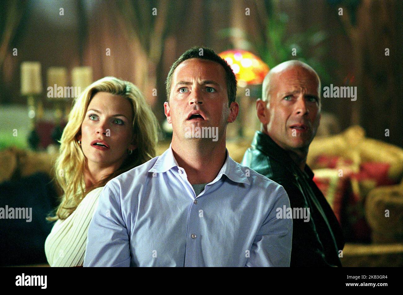 THE WHOLE TEN YARDS, NATASHA HENSTRIDGE, MATTHEW PERRY, BRUCE WILLIS, 2004 Stock Photo