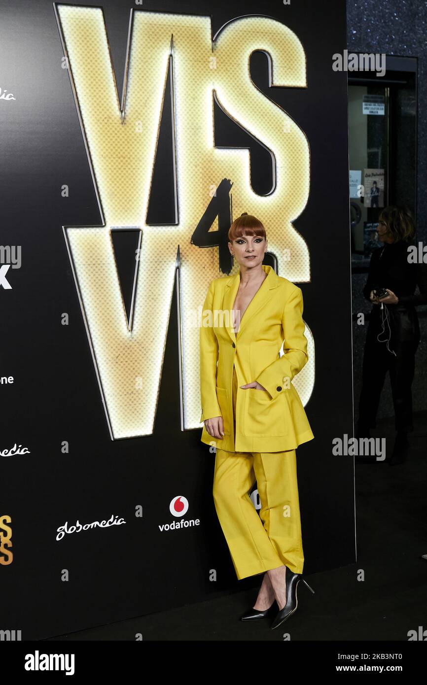 Najwa Nimri attends to Vis a Vis season 4 premiere at Callao City