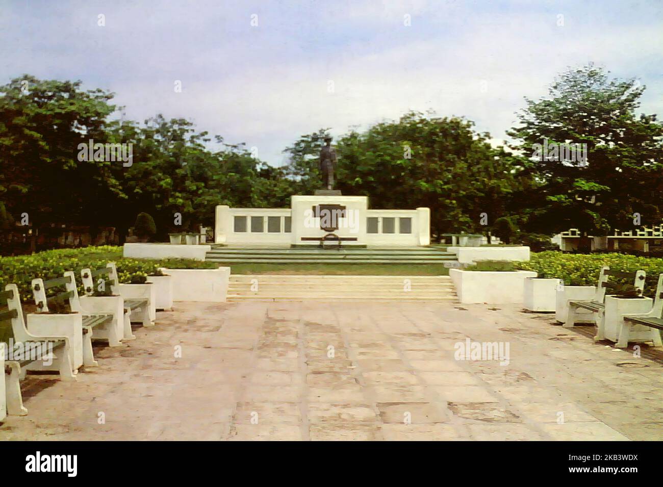 A memorial to the men of the Gold Coast Regiment who serviced in Burma
