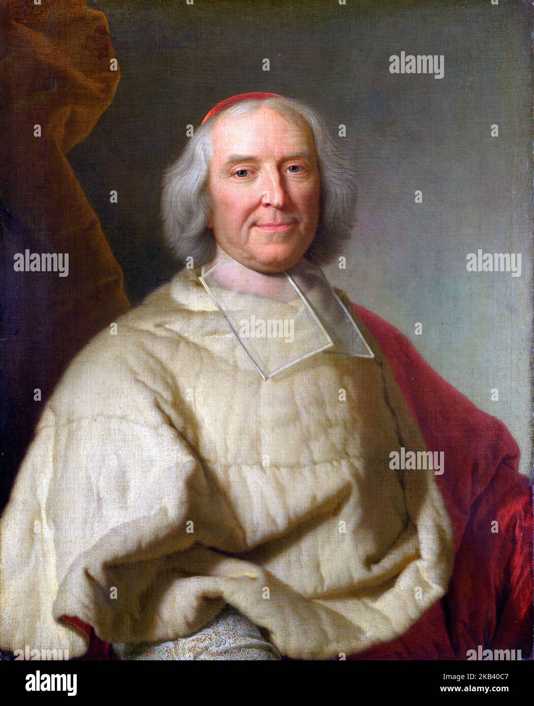 Cardinal Fleury, chief minister of France 1723 to 1743. André-Hercule de Fleury, Bishop of Fréjus, Archbishop of Aix (1653 – 1743) French cardinal Stock Photo