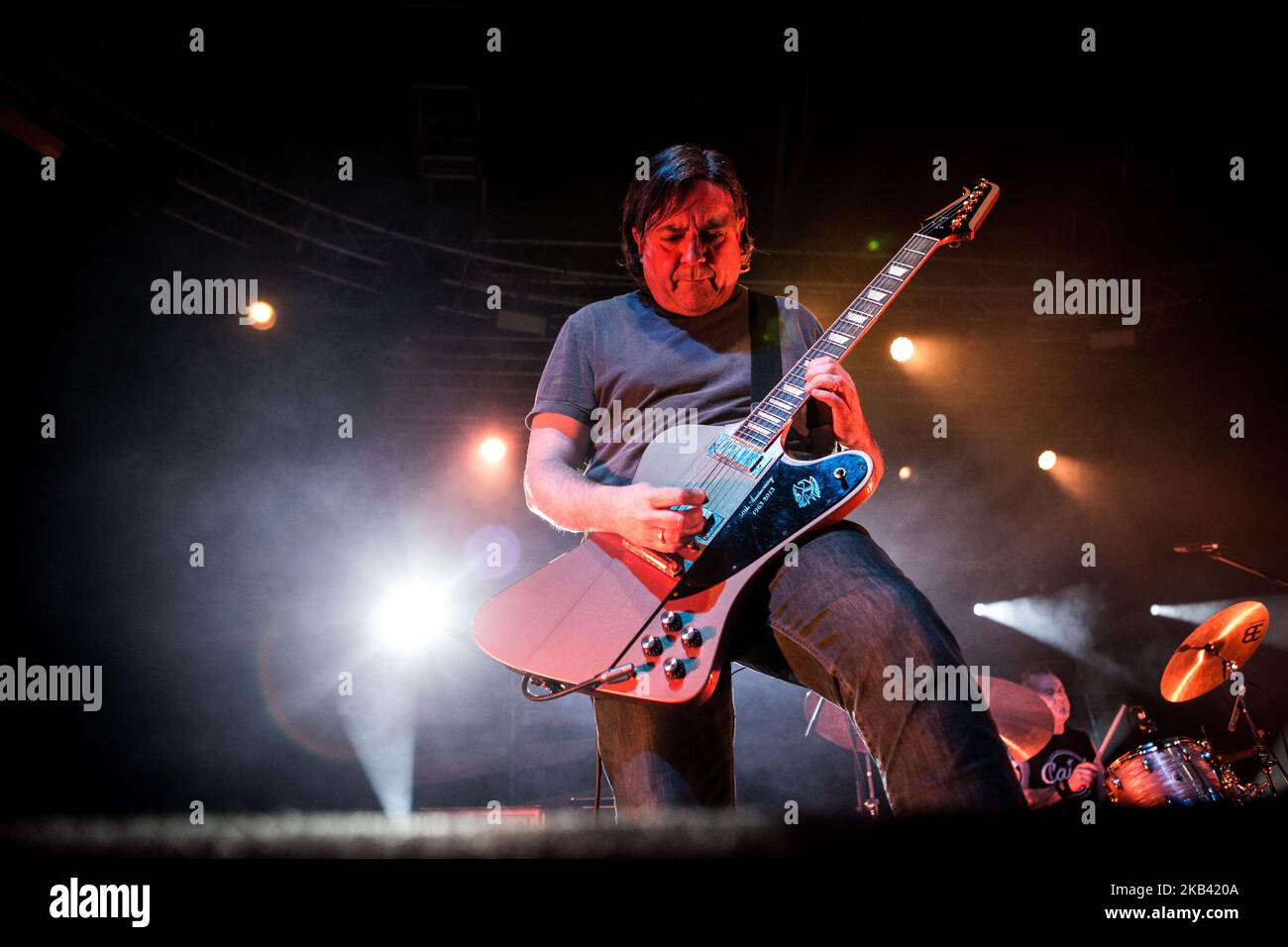 Tim Sult of the american rock band Clutch performing live at Fabrique in Milan, Italy, on 11 December 2018. (Photo by Roberto Finizio/NurPhoto) Stock Photo