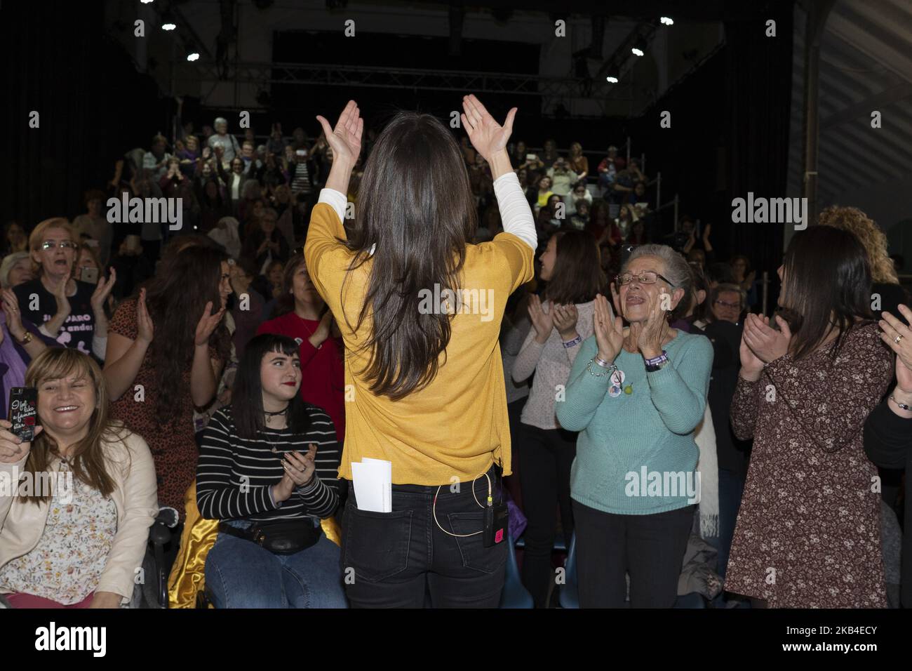 Spanish Politician Irene Montero takes part in the Women’s Symposium on