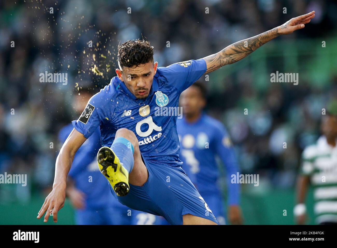 Tiquinho Soares of Porto during Primeira Liga 2018/19 match between Sporting CP vs FC Porto, in Lisbon, on January 12, 2019. (Photo by Carlos Palma/NurPhoto) Stock Photo