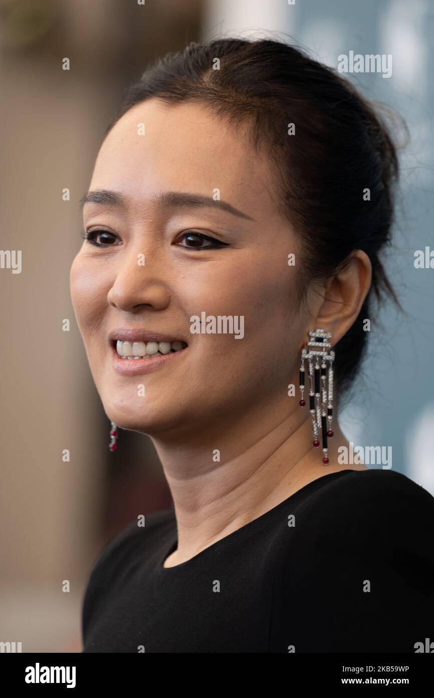 Gong Li attends ''Lan Xin Da Ju Yuan'' (Saturday Fiction) photocall during the 76th Venice Film Festival on September 04, 2019 in Venice, Italy (Photo by Luca Carlino/NurPhoto) Stock Photo