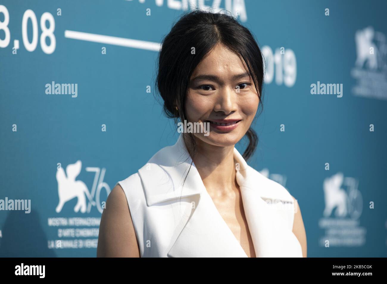 Gana Bayarsaikhan attends ''Waiting For The Barbarians'' photocall during the 76th Venice Film Festival on September 06, 2019 in Venice, Italy. (Photo by Filippo Ciappi/NurPhoto) Stock Photo