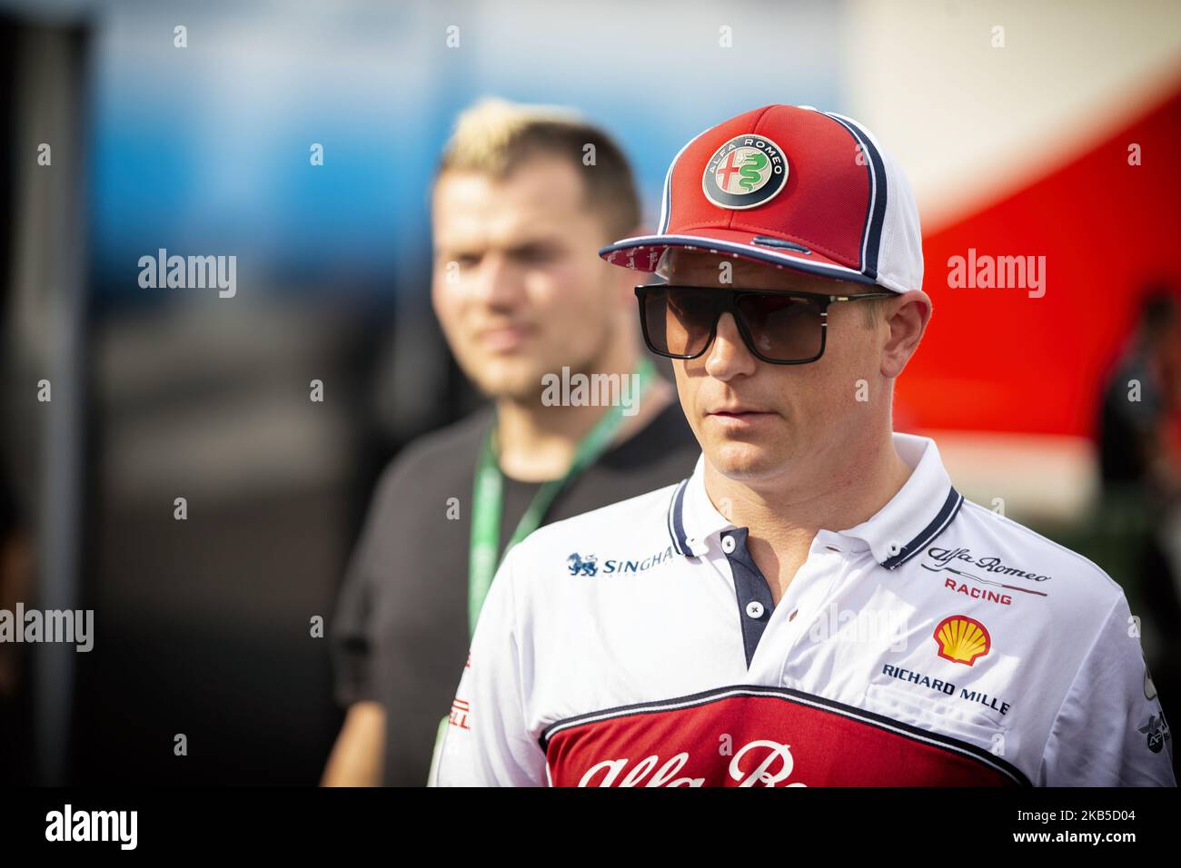 Kimi Raikkonen during the practice session on Formula 1 Gran Premio Heineken on Sept 06, 2019 in Monza, Italy. (Photo by Marco Serena/NurPhoto) Stock Photo