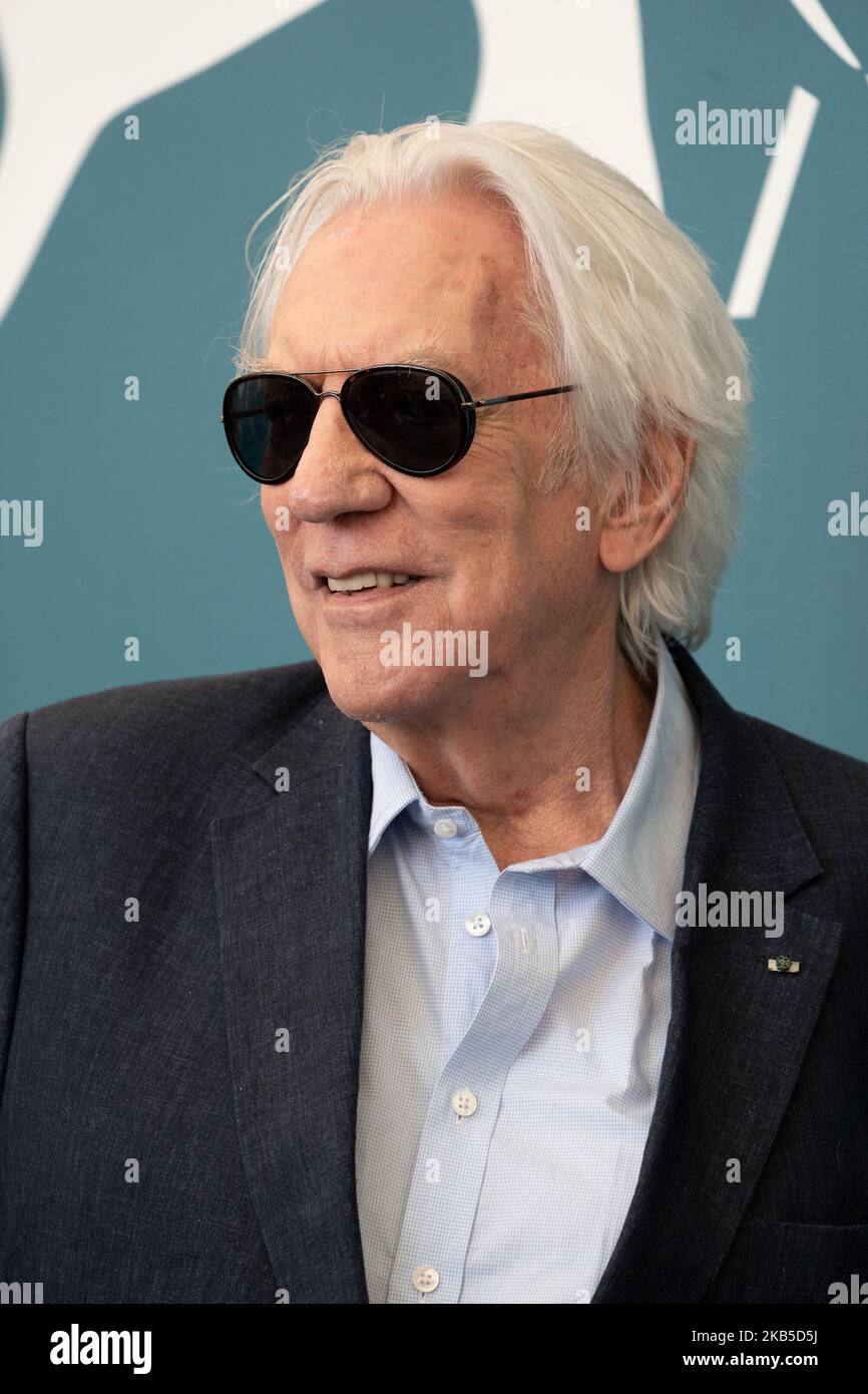 Donald Sutherland attends ‘‘The Burnt Orange Heresy’’ photocall during