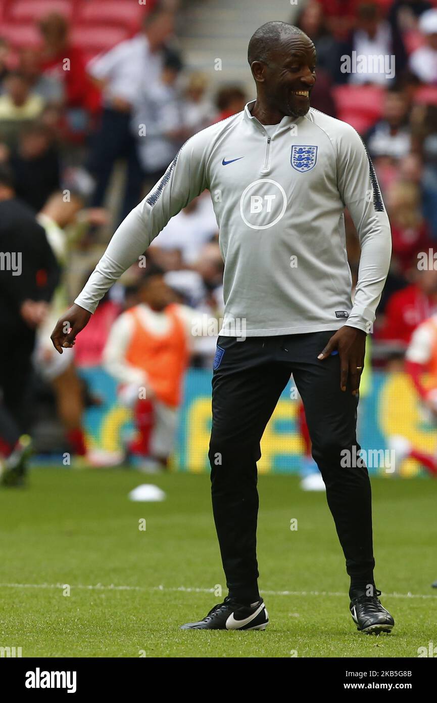 Chris Powell Coach of England during UEFA Euro 2020 Qualifier between