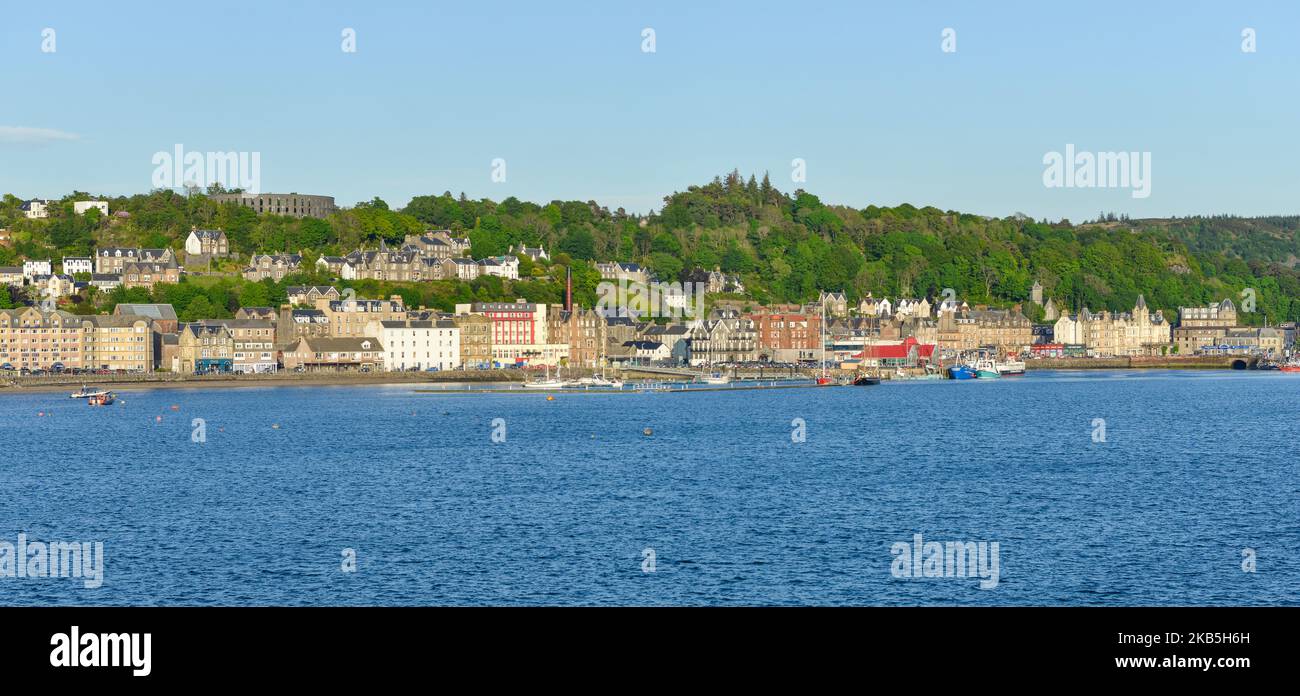 Oban Town and Harbour Argyll Scotland Stock Photo